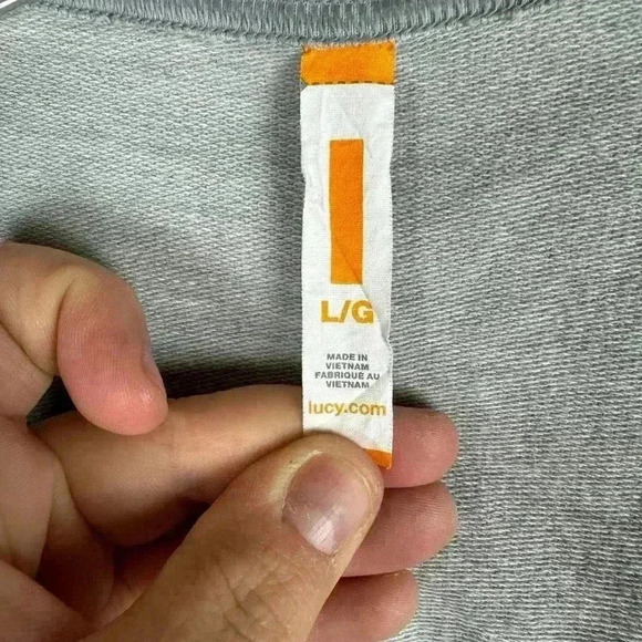 Lucy Activewear wrap cardigan (L/XL) Gray - Picture 2 of 3